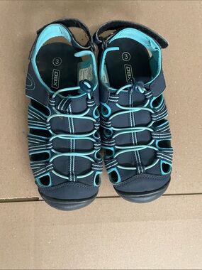 Kids Outdoor Sport Sandals - Navy and Teal